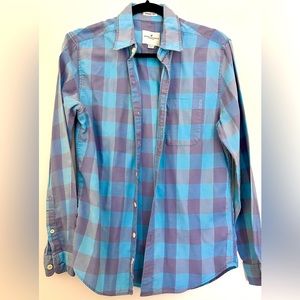 Blue Super Soft Plaid Flannel Shirt